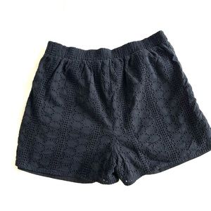 BCBGeneration Shorts Eyelet Navy Size Small